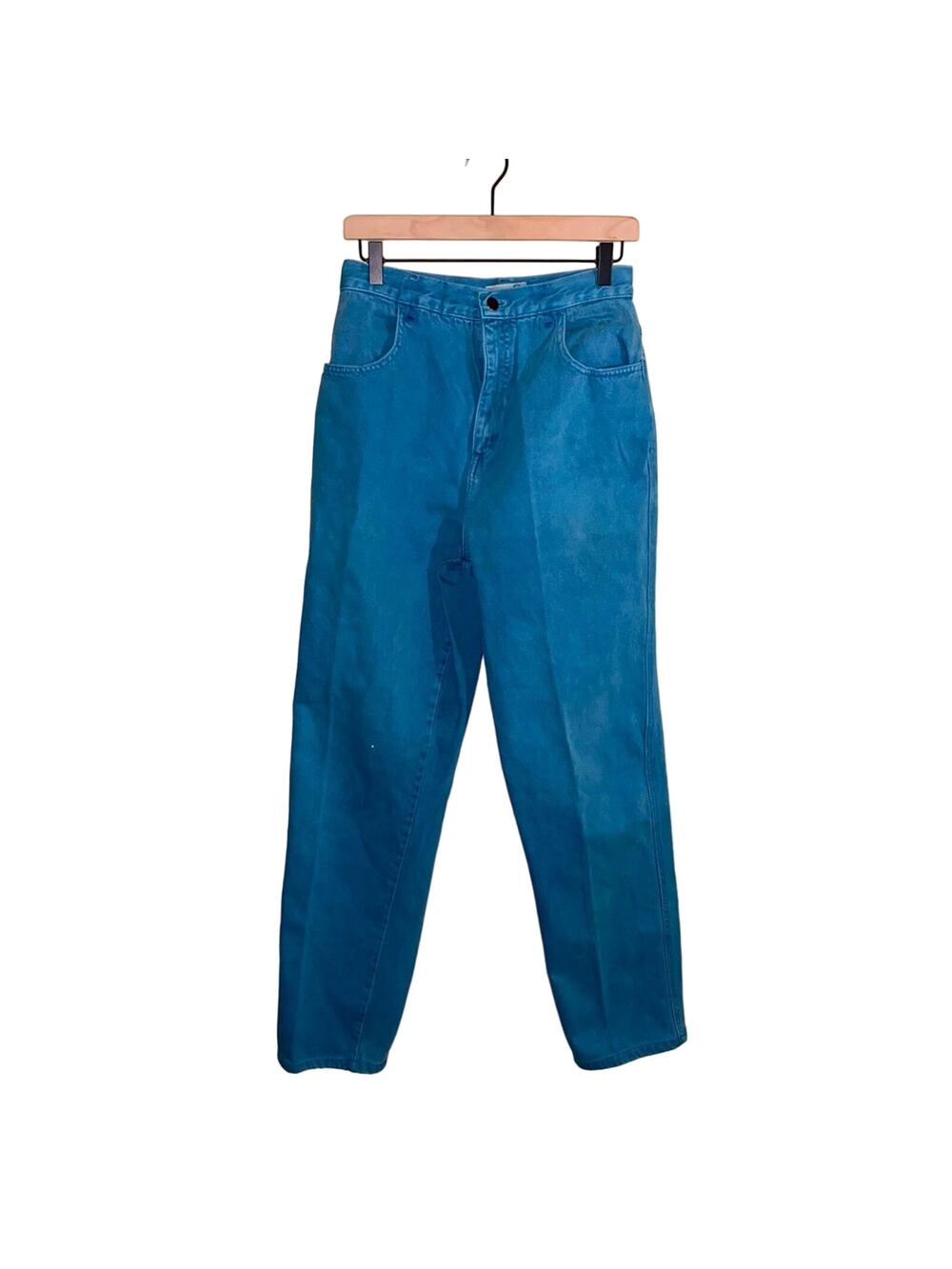VNTG SHEPLERS teal high waisted jeans 28
